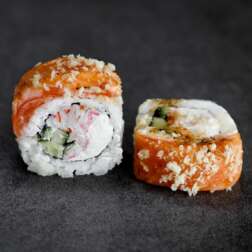 Філадельфія гриль лосось та краб